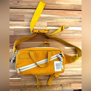 TOPO DESIGNS MINI QUICK PACK CANVAS MUSTARD